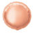 Folienballon Rund Unifarben, Premiumqualitt, beidseitig bedruckt, Gre: ca. 45 cm, Farbe: Ros Gold - Ros-Gold