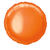 SALE Folienballon Rund Unifarben, Premiumqualitt, beidseitig bedruckt, Gre: ca. 45 cm, Farbe: Orange - Orange