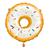 SALE Folienballon Riesen-Donut, ca. 55cm