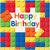 Servietten Happy Birthday, Kindergeburtstag, Spielbausteine, Größe: ca. 33 x 33 cm, 16 Stück - Servietten