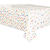 SALE Tischdecke Happy Birthday aus Kunststoff, Kindergeburtstag, bunt gepunktet, Gre: ca. 137 x 213 cm