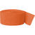 Kreppband / Krepppapier, Länge: ca. 24 m, Farbe: Orange dunkel