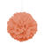 SALE Pompom / Blume aus Papier, Raumdeko zum Aufhngen fr Geburtstag, Hochzeit, Party & Co., Gre: ca. 40 cm, Farbe: Koralle