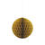 SALE Wabenball / Pompom aus Papier, Raumdeko zum Aufhngen, Gre: ca. 20 cm, Gold