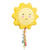 SALE Piata / Pinata Smiley Sonne, 45x43cm