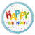 NEU Folienballon Happy Birthday, Kindergeburtstag, Design Folienballon bunt, beidseitig bedruckt, Größe: ca. 45 cm - Folienballon Happy Birthday Ballons
