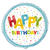 SALE Folienballon Happy Birthday, Kindergeburtstag, Design Folienballon bunt, beidseitig bedruckt, Gre: ca. 45 cm - Folienballon