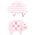 SALE Einladungskarten Babyparty rosa Elefant, 8 Stck