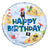 SALE Folienballon Happy Birthday Pirat, 45cm - Folienballon Happy Birthday Pirat