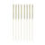 NEU Wunderkerzen Gold, ca. 18cm, 8 Stck - 8er-Pack gerade