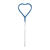 NEU Wunderkerze Symbol Herz, ca. 18cm, Blau - Herz