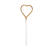 NEU Wunderkerze Symbol Herz, ca. 18cm, Gold - Herz