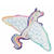 Mitgebsel / Gastgeschenk fr Kindergeburtstag Partyspiele / Spielzeug, Einhorn-Papierflieger-Set, 8 Stck - Mitgebsel Einhorn-Papierflieger