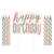 SALE Kerzen-Set Happy Birthday zum Einstecken in Kuchen & Co., 7-teilig