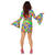 SALE Damen-Kostüm Hippie-Kleid Disco, Gr. 34 Bild 3