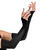 NEU Fingerlose Handschuhe / Armstulpen Satin, schwarz