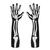 Handschuhe Langarm-Skelett