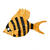 Hut Tropischer Fisch, orange Bild 3