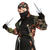 Waffenset Ninja, 2 Sai und 2 Shuriken Bild 2
