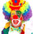 NEU Schminkset Clown, mit 4 Schminkstiften, Make-Up und Pinsel Bild 3