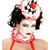 NEU Schminkset Schwarz-Wei, mit 4 Schminkstiften, Make-Up und Pinsel Bild 4