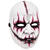 Halloween Maske Evil Joker, wei