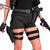 NEU Kostm-Zubehr Pistolen-Holster frs Bein, schwarz Bild 2