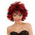 NEU Percke Steamy, schwarz-rot Bild 2