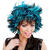 NEU Percke Steamy, schwarz-blau
