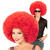 NEU Percke Riesenafro, rot