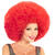 NEU Percke Riesenafro, rot Bild 2