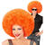 NEU Percke Riesenafro, orange