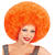 NEU Percke Riesenafro, orange Bild 2