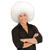 NEU Percke Riesenafro, wei Bild 4