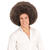 NEU Percke Riesenafro, braun Bild 4