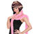 NEU Marabu-Besatz, 2m lang, rosa - rosa