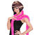 NEU Marabu-Besatz, 2m lang, pink - pink