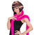 NEU Marabu-Besatz, 2m lang, magenta - magenta