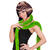 NEU Marabu-Besatz, 2m lang, grn - grn