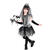NEU Kinder-Kostm Skelettbraut, mit Kleid, Handschuhen, Brautschleier, Gr. 116 Bild 2