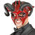 NEU Teufels-Maske Halloween Dmon, rot-schwarz