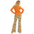 Damen-Kostüm Bluse, orange, Gr. S/M Bild 2