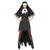 NEU Damen-Kostm Horror-Nonne, Kleid mit Haube und Rock, Gr. XS