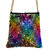 NEU Tasche mit Wendepailletten Regenbogen / Gold, 20 cm