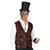 NEU Steampunk Taschenuhr mit Kette, goldfarben Bild 2