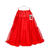 NEU Damen-Kostm Tllrock rot, 65cm, Einheitsgre Bild 2