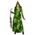 NEU Halloween-Kostüm Waldhexe, Kleid mit Kapuze, Grün, Größe M - Größe M