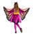NEU Kinder-Kostm Schmetterlingskleid rosa-gold, inkl. Flgeln, Tutu und Haarreif, Gr. 116 Bild 3