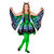 NEU Kinder-Kostm Schmetterlingskleid grn-blau, inkl. Flgeln, Tutu und Haarreif, Gr. 116 Bild 2