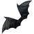 Fl�gel Fledermaus oder Teufel, schwarz Bild 2